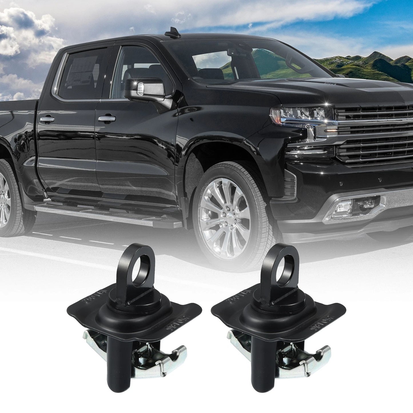 Bed Tie Down Anchors for Chevrolet Silverado / GMC Sierra (2014-2021)