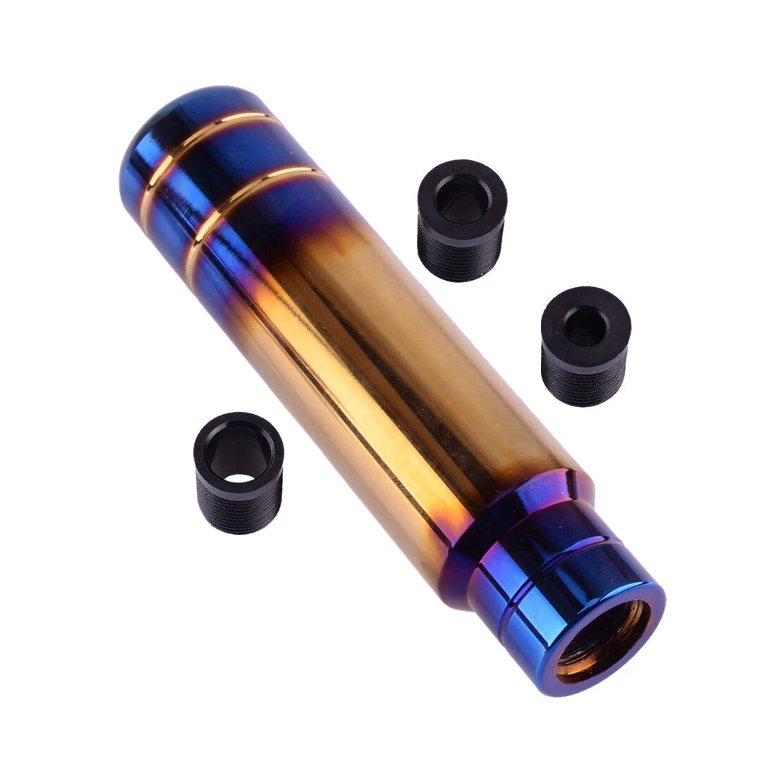 Universal 13cm Burnt Blue Aluminum Gear Shift Knob for Car