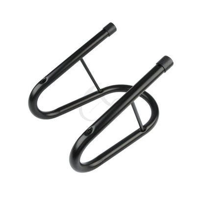 6.5" Black Motorcycle Wheel Chock for Scooter, Bike, Trailer, Truck