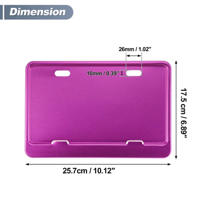 Plate Holder Bracket 26x10 mm Hole for Motorcycle