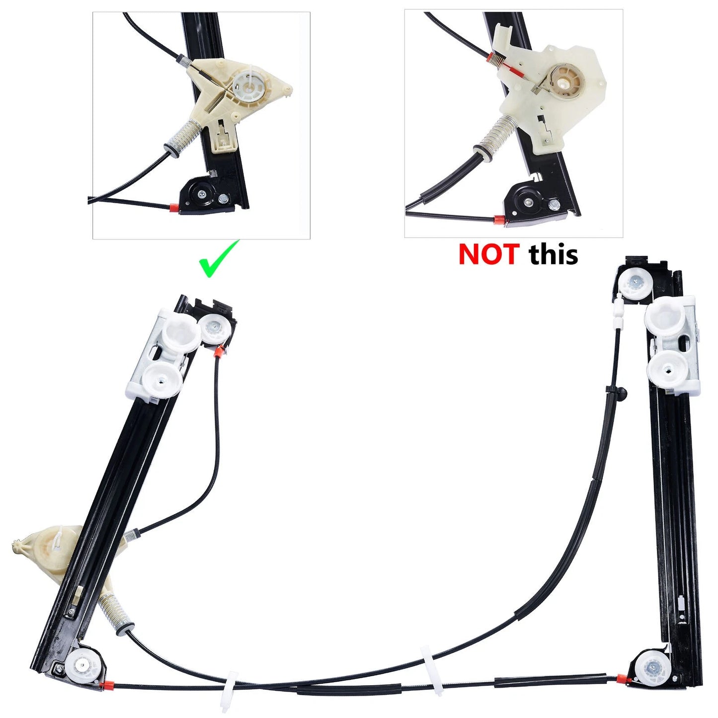 Front Right Window Regulator for Mini Cooper S R52 R53 (2005-2007)