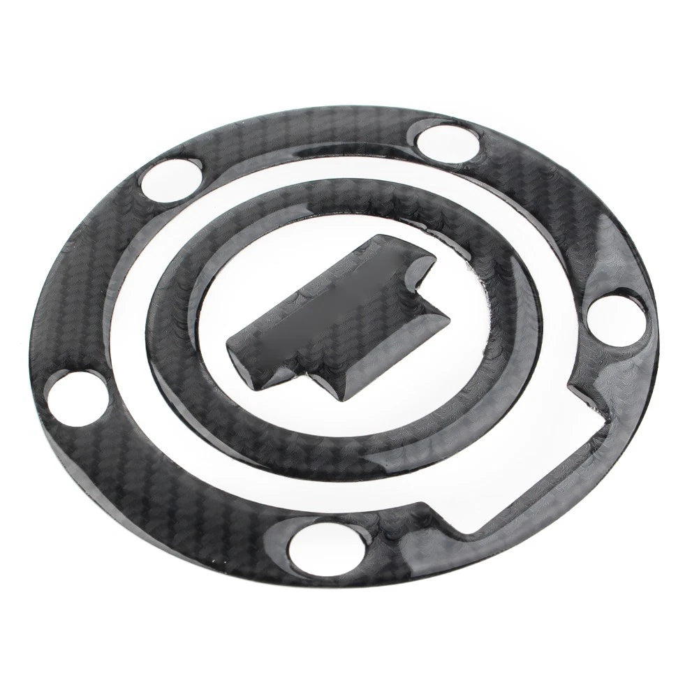 Carbon Fiber Gas Tank Decal Trim Fuel Cover Sticker for YZF-R6 (2006-2023)