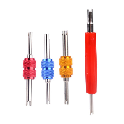 4pcs Valve Stem Core Removal Tool Set for Car Tire Repair