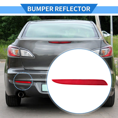 Rear Bumper Reflector for MAZDA 3 BL (2010-2013) Red