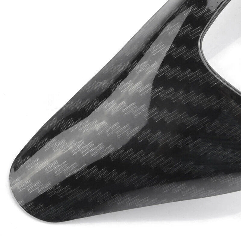 Carbon Fiber Look Gear Shift Knob Cover for BMW F30 F20 F10 F15 F25 X5 X3