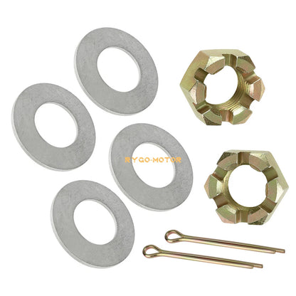 Front Axle Nuts Washer Kit for Polaris Sportsman 550 850 1000 Scrambler