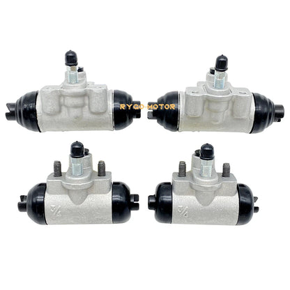 Wheel Cylinder & Brake Shoes Front Rear for Kawasaki Mule (2010–2020)