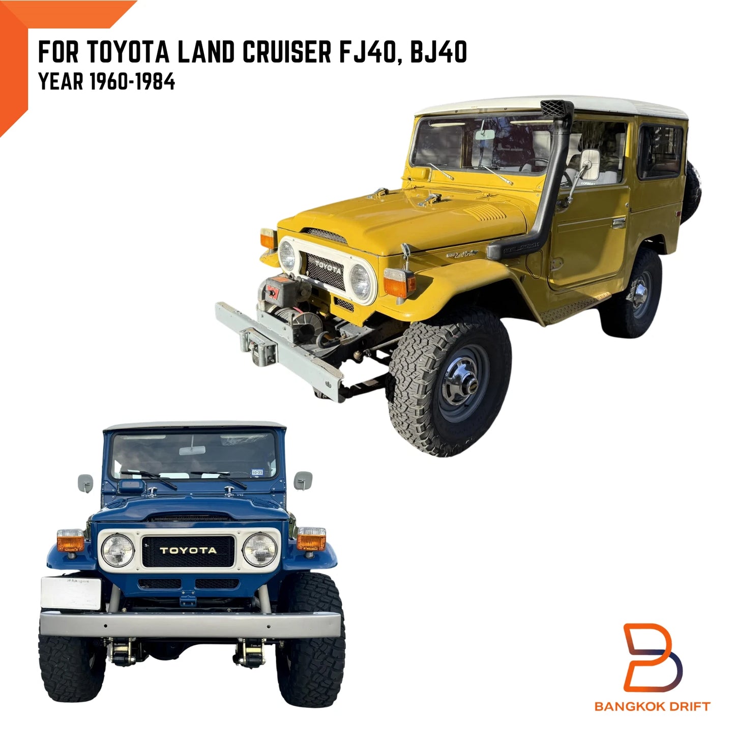 Door Panel Clips for Toyota Land Cruiser FJ40 FJ45 BJ40 BJ45 HJ40 FJ55 VX80 (1960-2023)