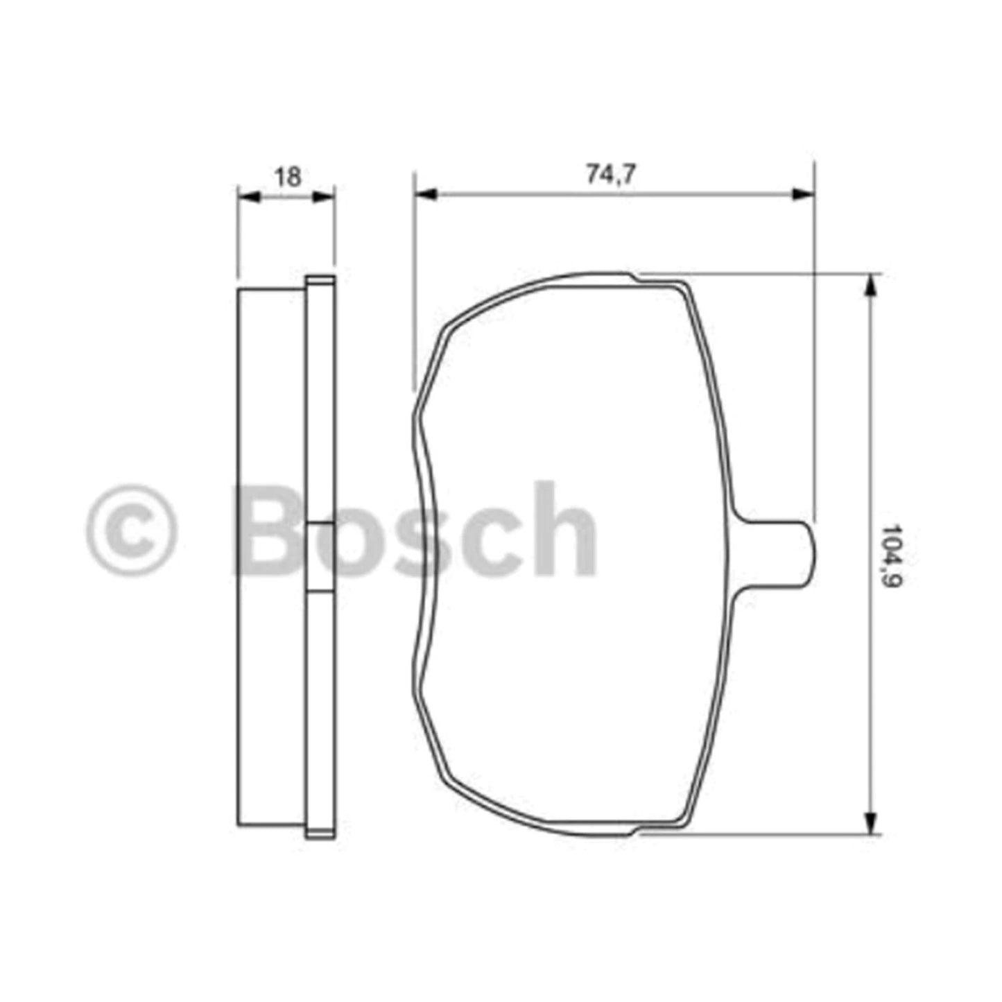 Disc Brake Pad Set for Land Rover 110 4X4 (1984 - 1987)