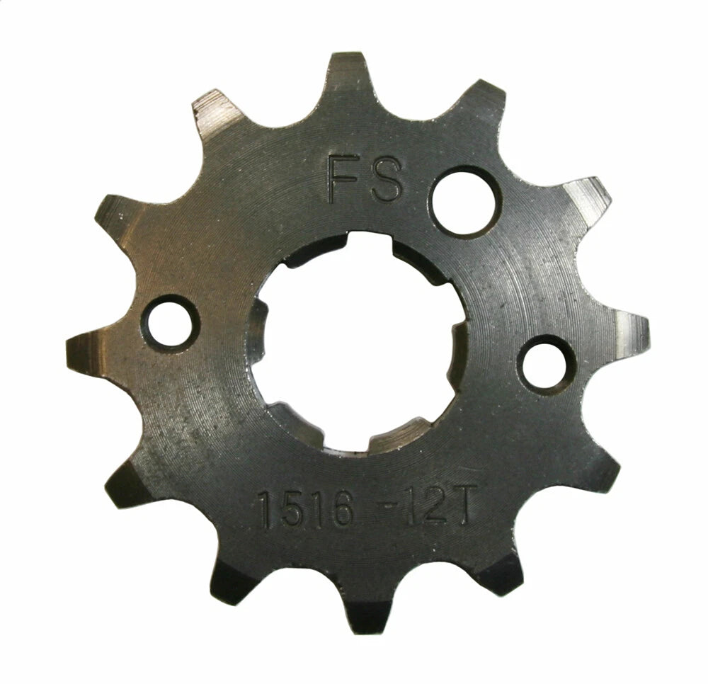 12-Tooth Front Steel Sprocket for Yamaha Breeze 125 & Grizzly 125