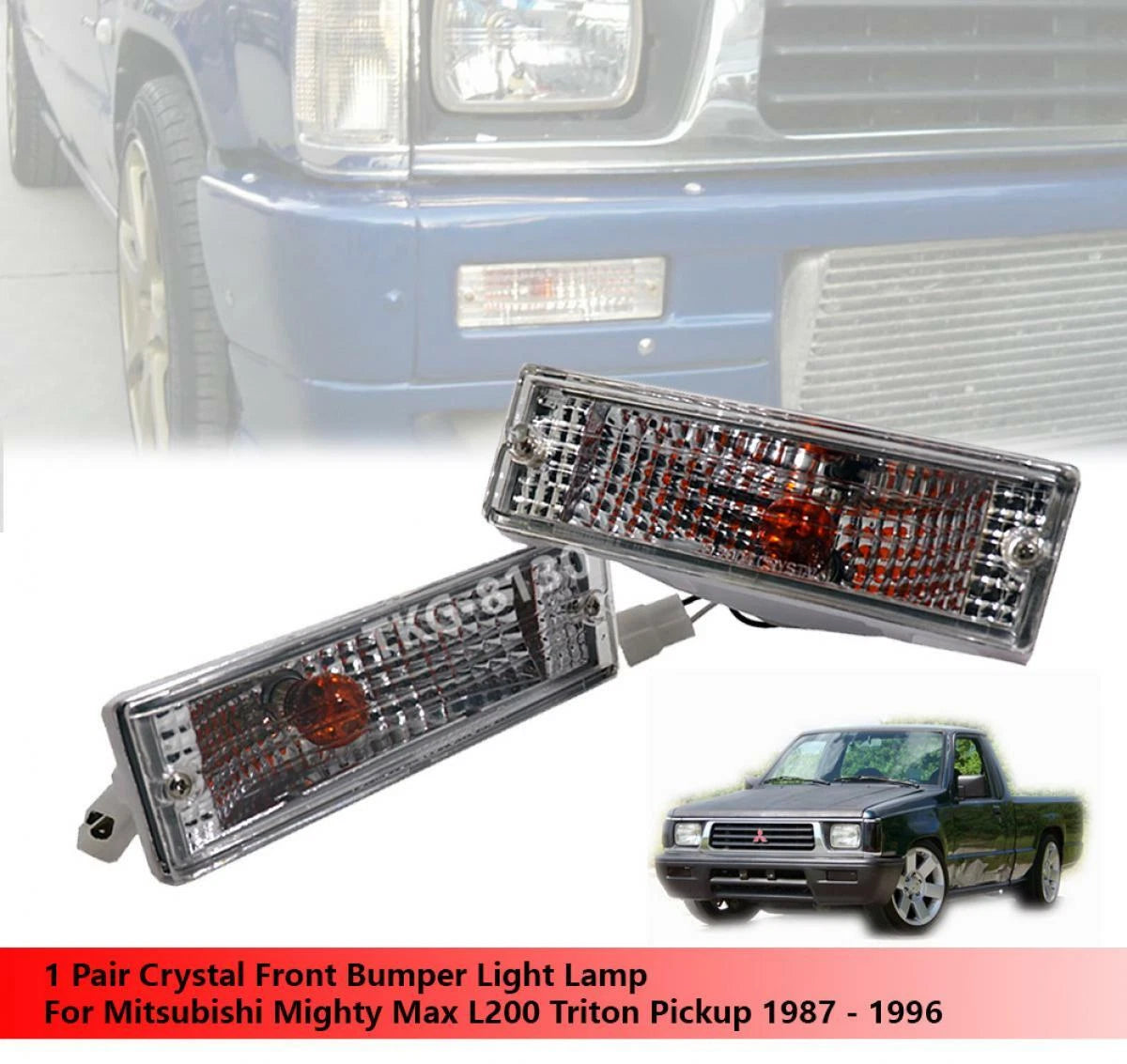Bumper Light Lamp for Mitsubishi  L200 Triton (1986-1994)