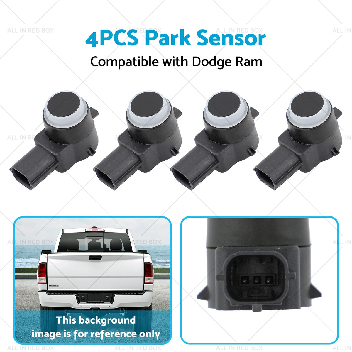4 x Park Sensors for Dodge Ram, Chrysler 300, Dodge Journey (2009-2018)