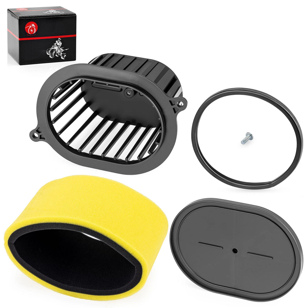 Air Filter Cage Hold w/ Trim Seal Kawasaki Brute Force 650 4x4i (2006–2013)