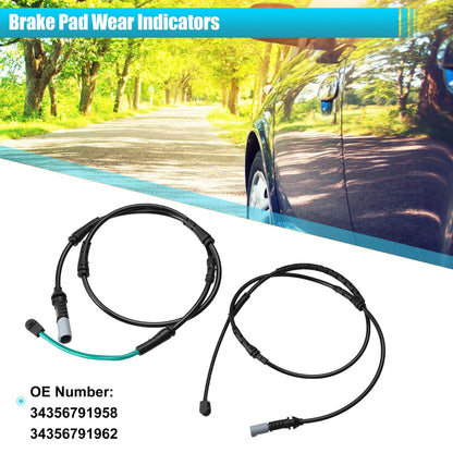2 x Front Rear Brake Pad Wear Sensors for BMW 535i 528i 550i 535d (2008-2016)