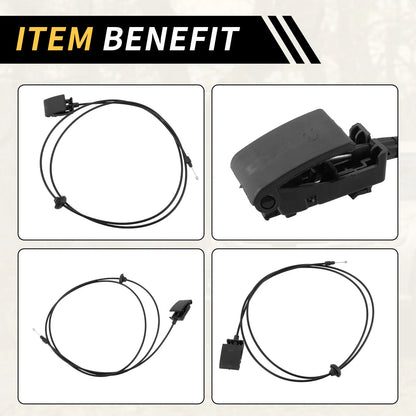 1pc Hood Latch Release Cable for Dodge Ram 1500 2500 3500 (2009-2018)