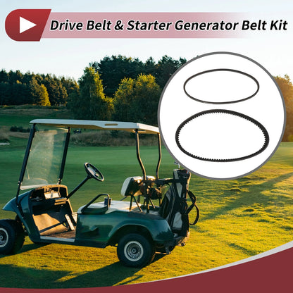 Drive Belt Starter Generator Belts Kit for Yamaha 4-Cycle Gas