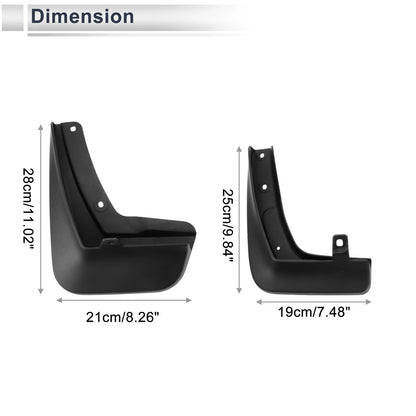 Mud Flaps Splash Guards 1 Set for BMW 1 Series Saloon F40 (2017-2022)