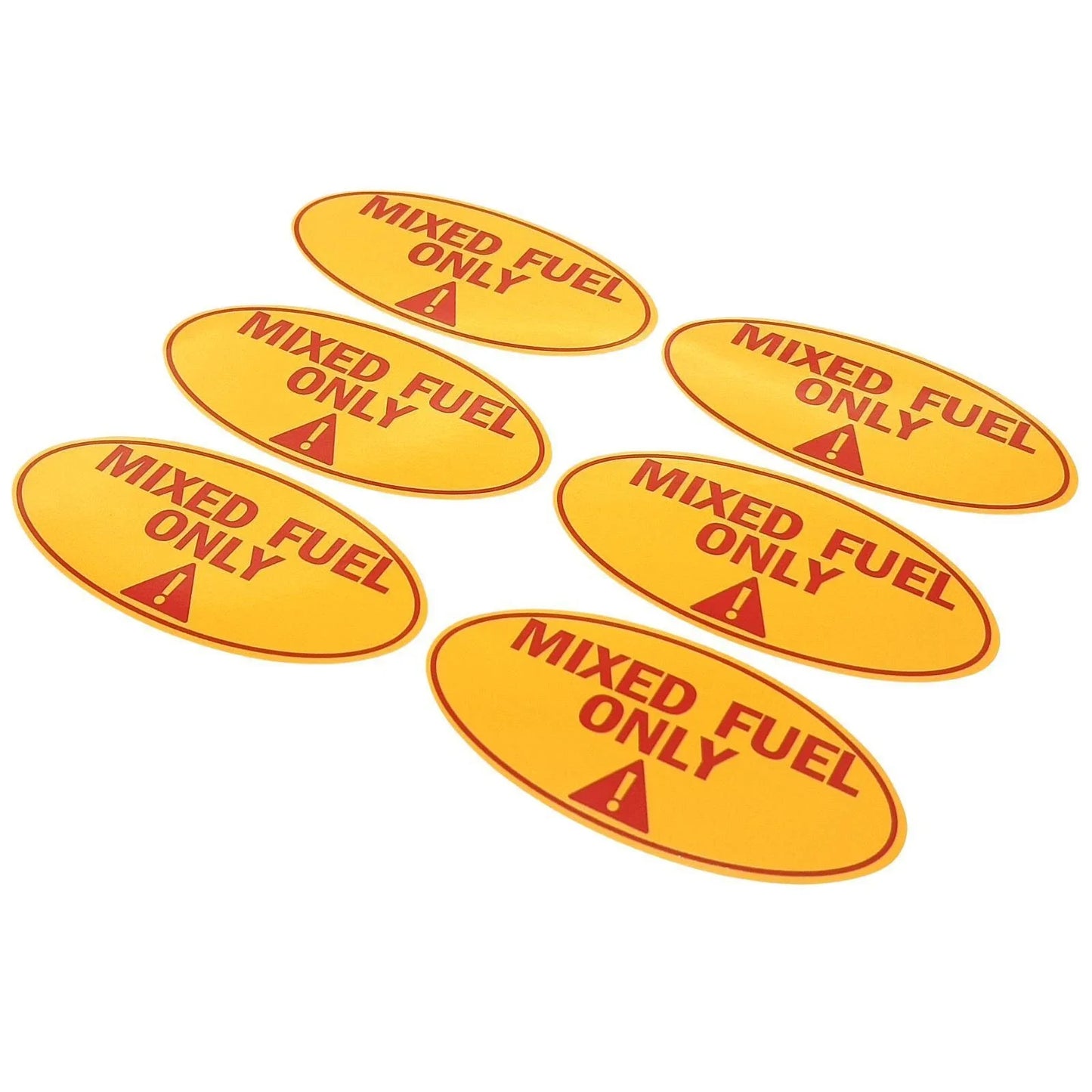 Mixed Fuel Only Sticker for Outdoor Power Equipment