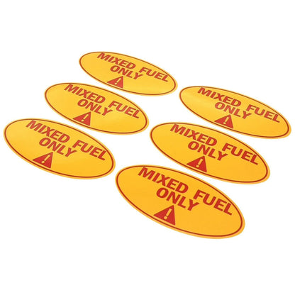 Mixed Fuel Only Sticker for Outdoor Power Equipment