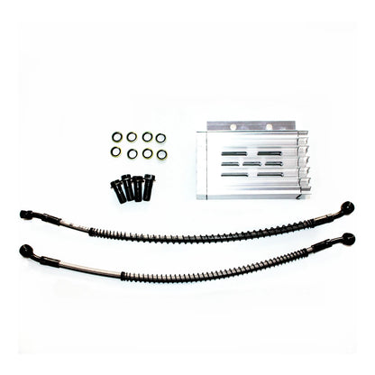 CNC Engine Oil Cooler Kit Radiator for 140cc 150cc PIT PRO Trail Dirt Bike