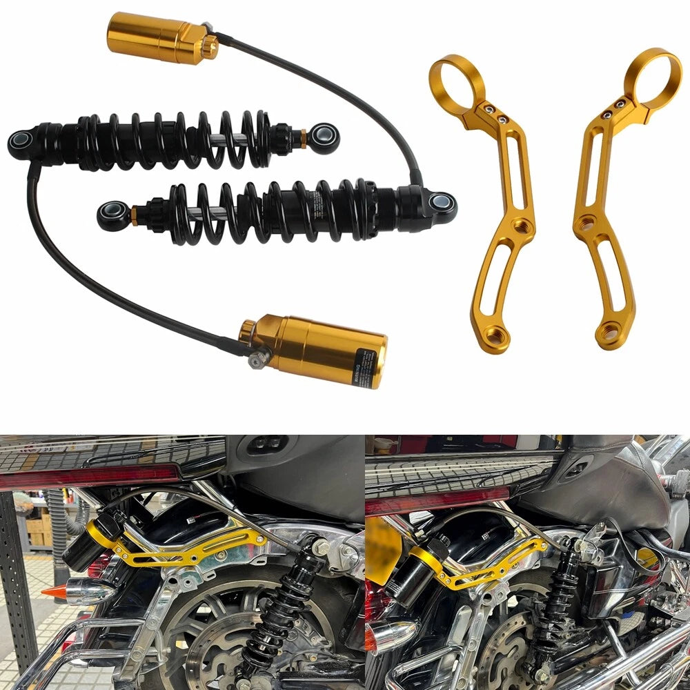 13" Rear Shock Absorbers for Harley Touring Street Glide FLHX (2014-2023)