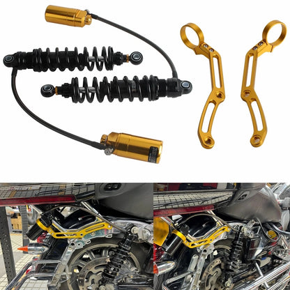 13" Rear Shock Absorbers for Harley Touring Street Glide FLHX (2014-2023)