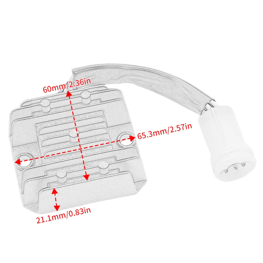 Voltage Rectifier Regulator for Yamaha YFU1 Pro Hauler 1989-1990