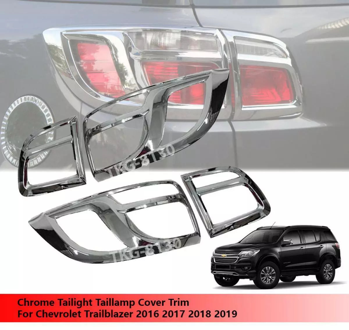 Tail Lamp Cover Trim for Chevrolet Holden Trailblazer (2016-2019)