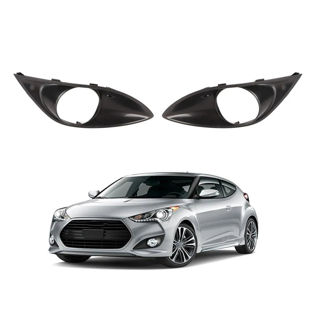 Front Bumper Fog Lamp Covers for 13-17 Hyundai Veloster Turbo (2013-2017)