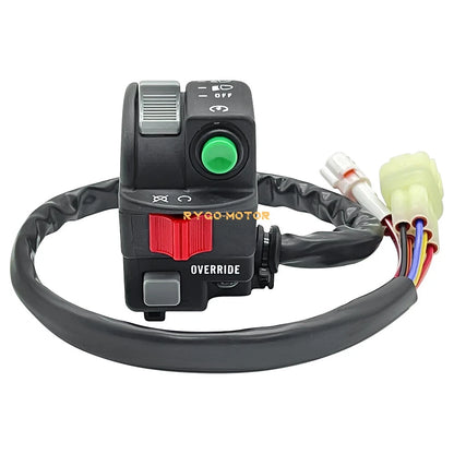 Handlebar Switch Start Kill Headlight for Yamaha Grizzly 700 YFM700 (2007–2008)