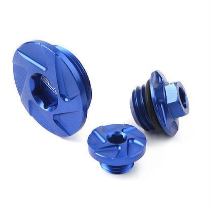 3 x CNC Engine Timing Oil Filter Plugs Bolts for YZ250F, YZ450F (01-13, 03-05)