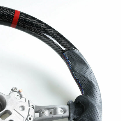 Carbon Fiber Flat Bottom Steering Wheel for BMW F80 M3 F82 M4 (2012-2019)