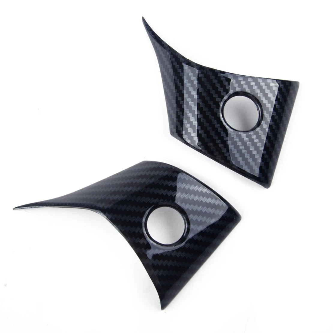 3 x Carbon Fiber Steering Wheel Panel Cover for Tesla Model 3 (2017-2019)