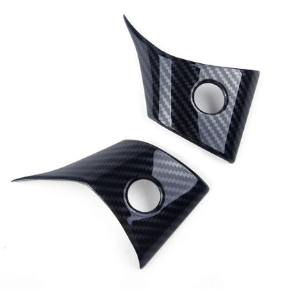 3 x Carbon Fiber Steering Wheel Panel Cover for Tesla Model 3 (2017-2019)