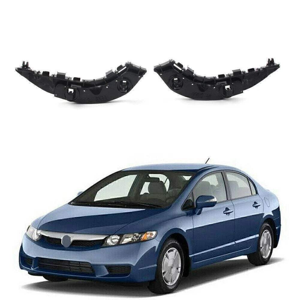 2 x Front Bumper Retainer Bracket for 2006-2011 Honda Civic Sedan