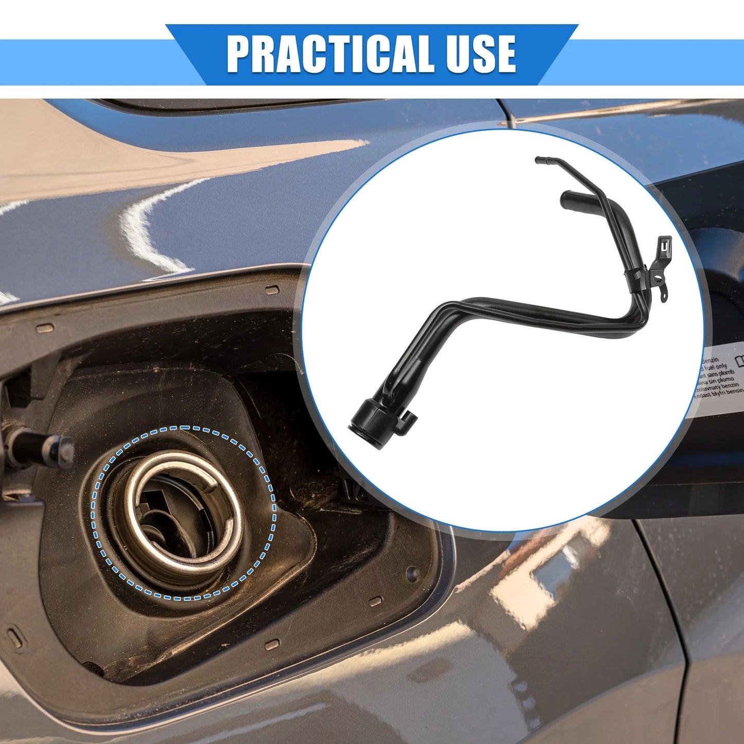 2 x Fuel Filler Neck Pipe / Hose for Toyota Yaris (2005–2012)