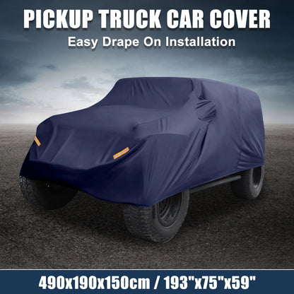 SUV Car Cover for Jeep Wrangler JK JL 4-Door (2007-2021) Sun Protection Navy Blue