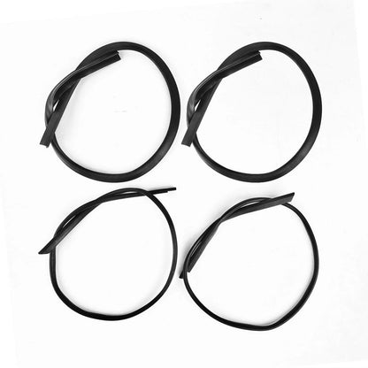 Weatherstrip Door Belt Outer Front Set 4 Fits Datsun 1200 Sunny B110 2D SED D05