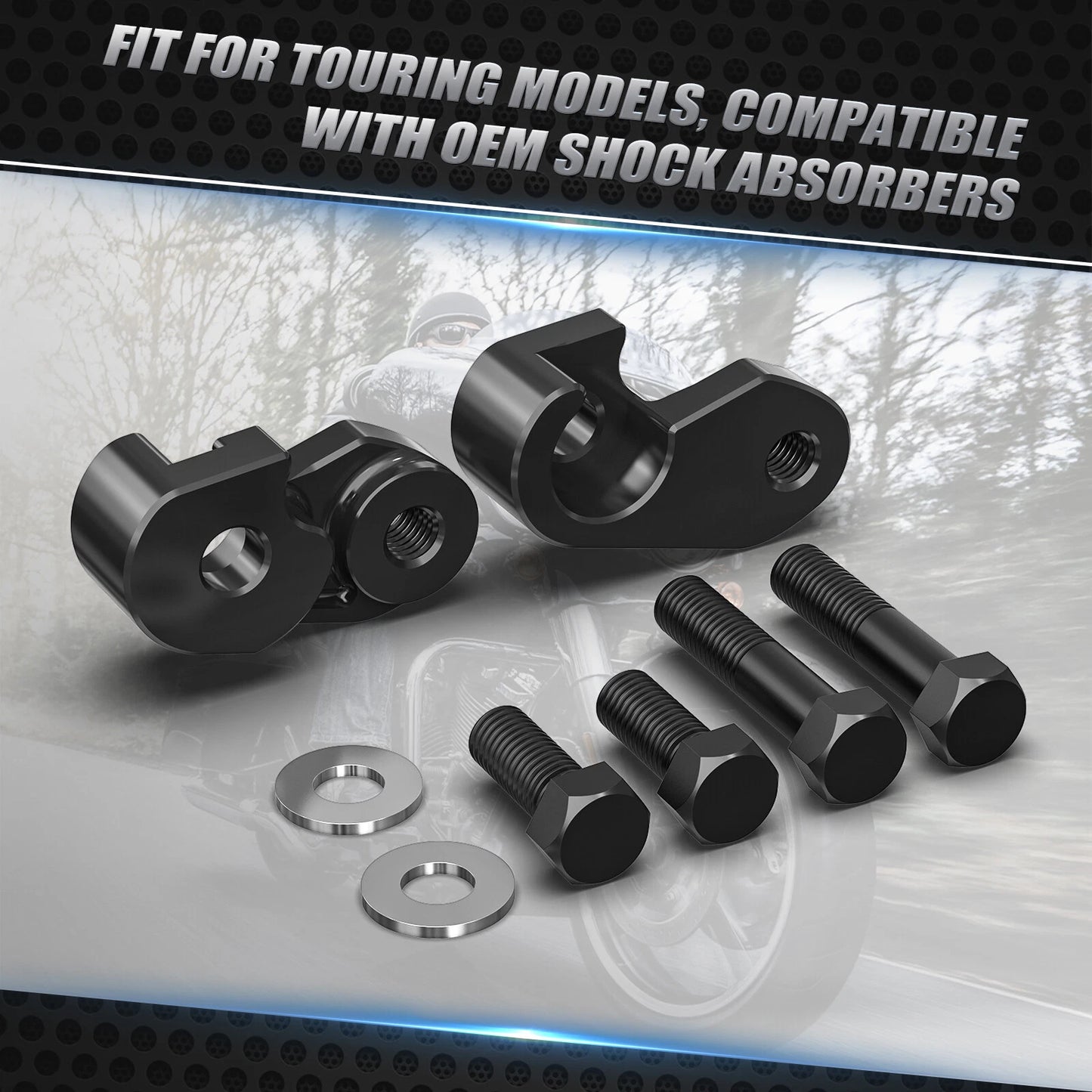 1" Rear Suspension Riser for Harley Street Glide FLHX (2014-2023)