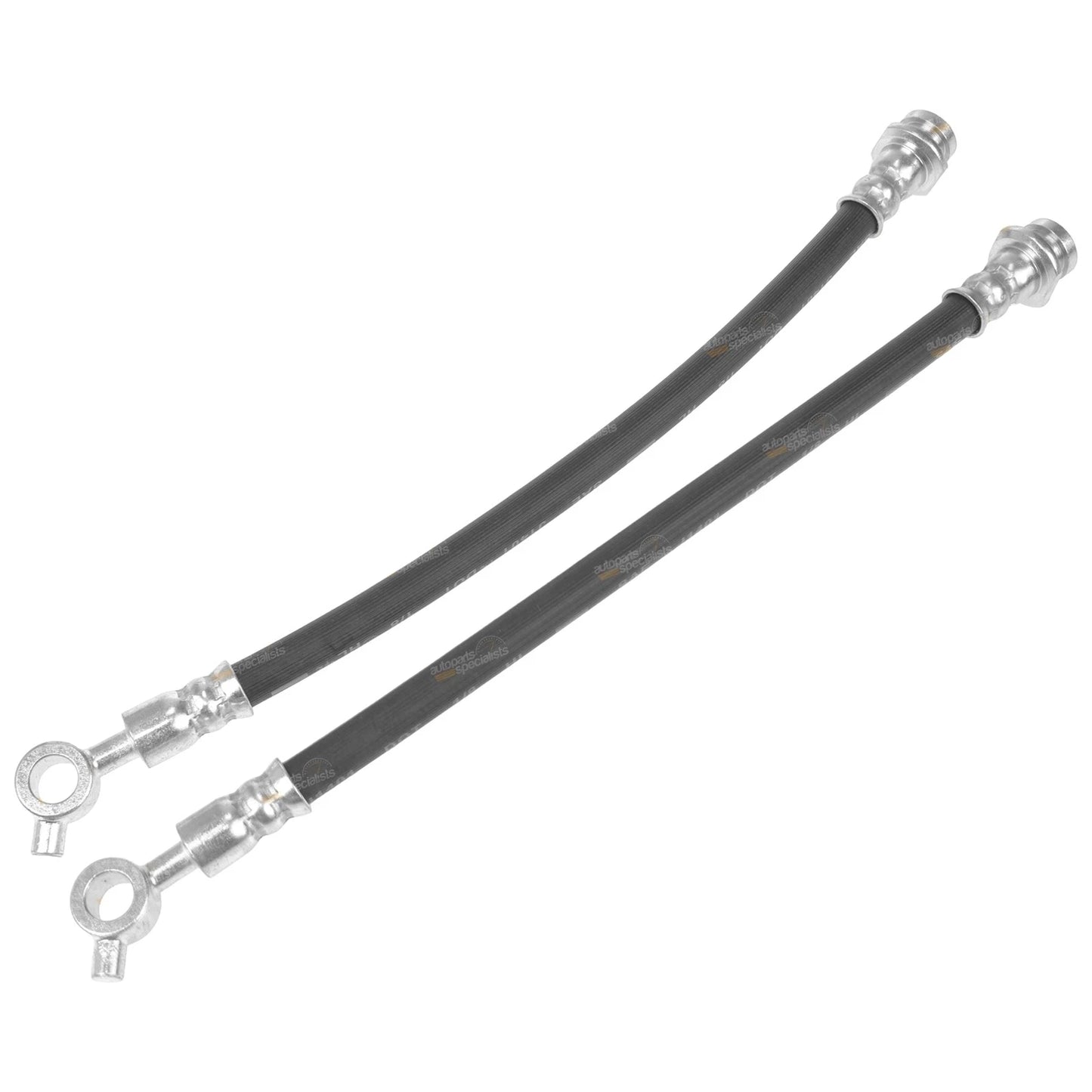 Front Left+Right Brake Line Hose Set for Ford Maverick (1988 - 1997)