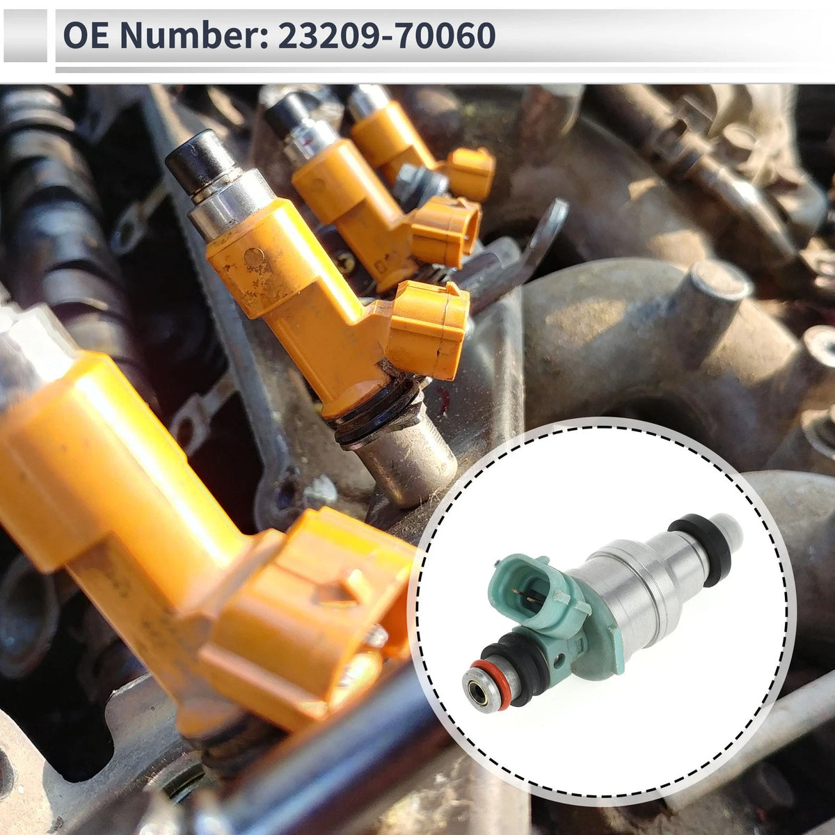 Fuel Injector 1 Pc for Toyota GX71 1GE Engine (1986-1988)
