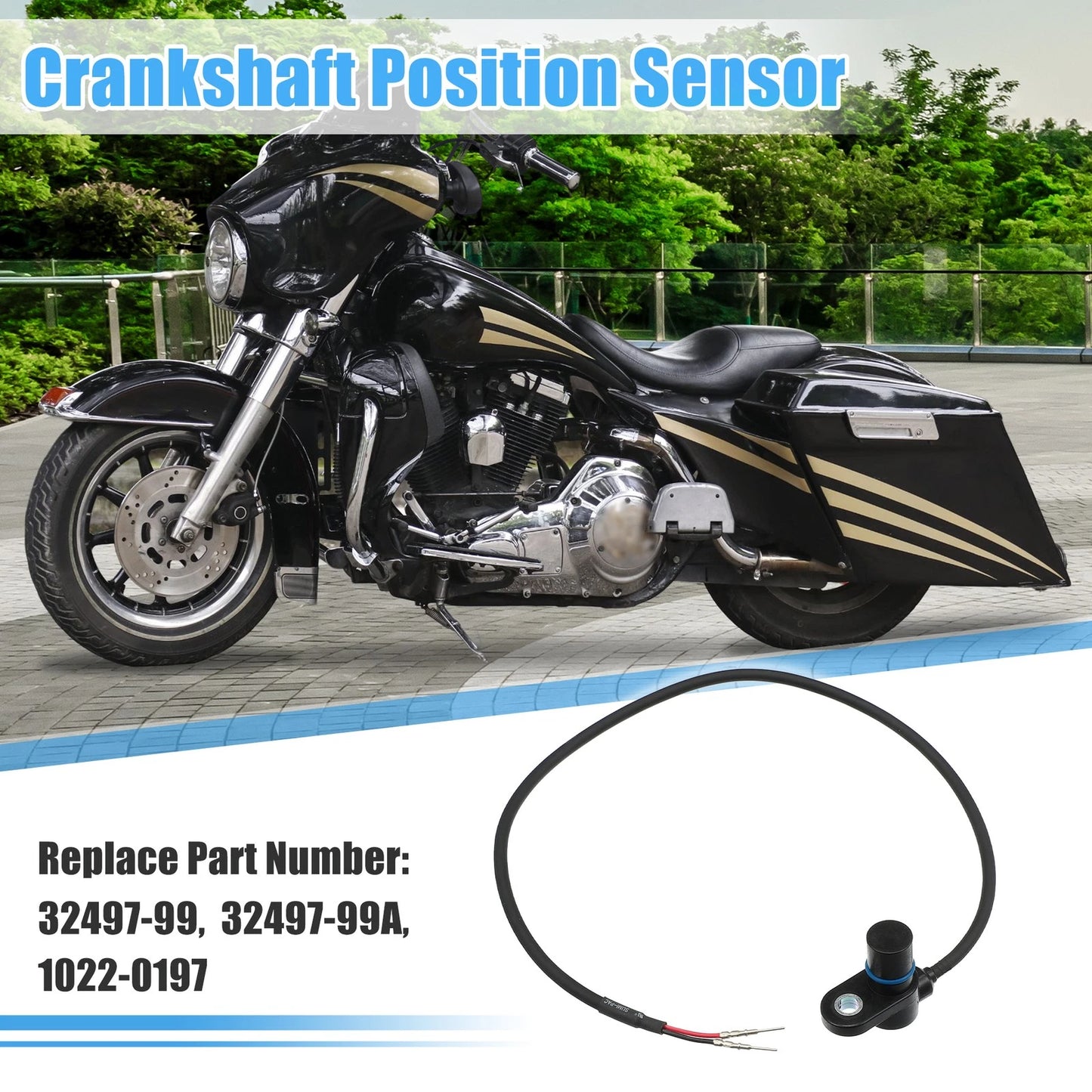 Crank / Crankshaft Position Sensor for Harley Touring Dyna (1999–1999)