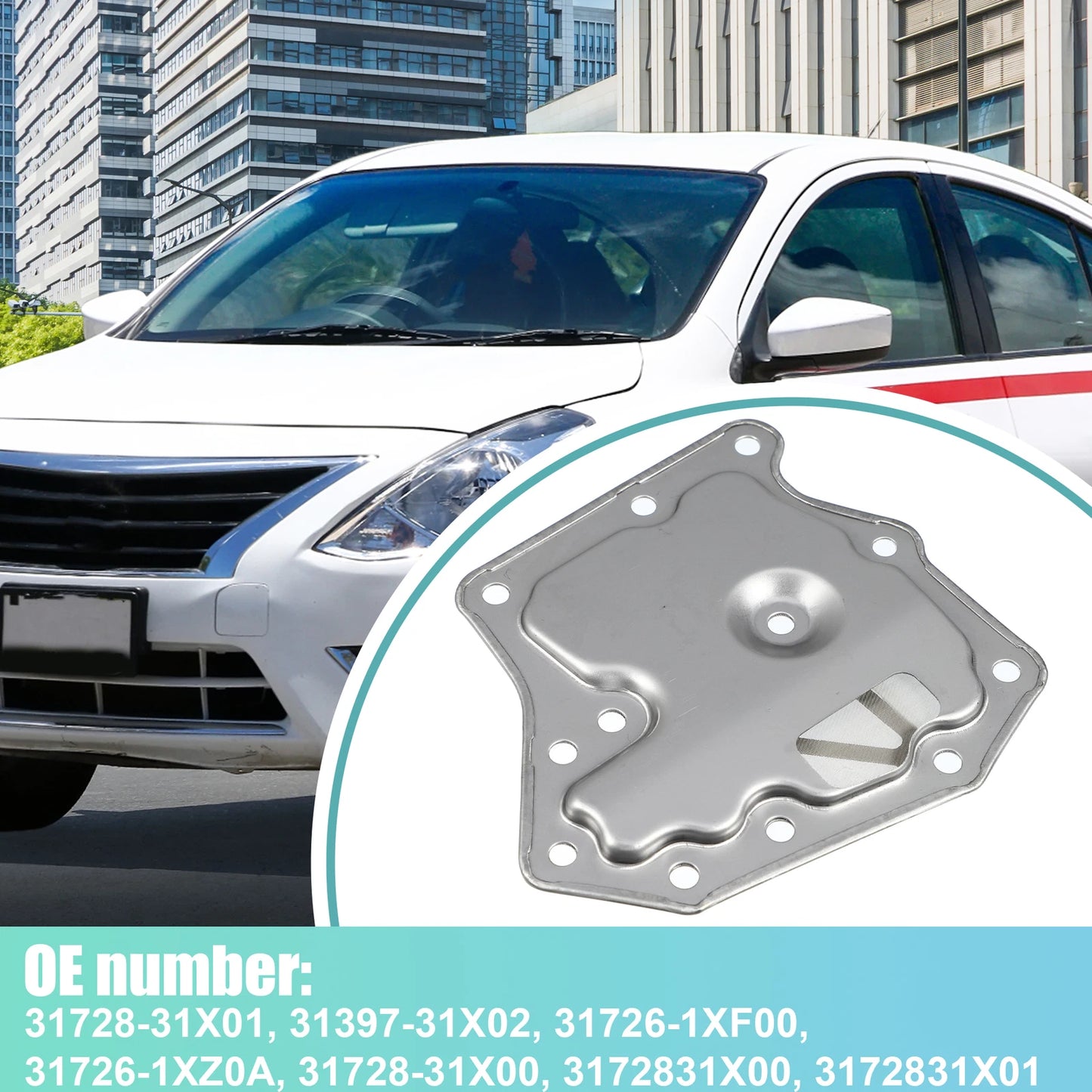 Transmission Filter Oil Pan Assembly for Nissan (2000-2006)