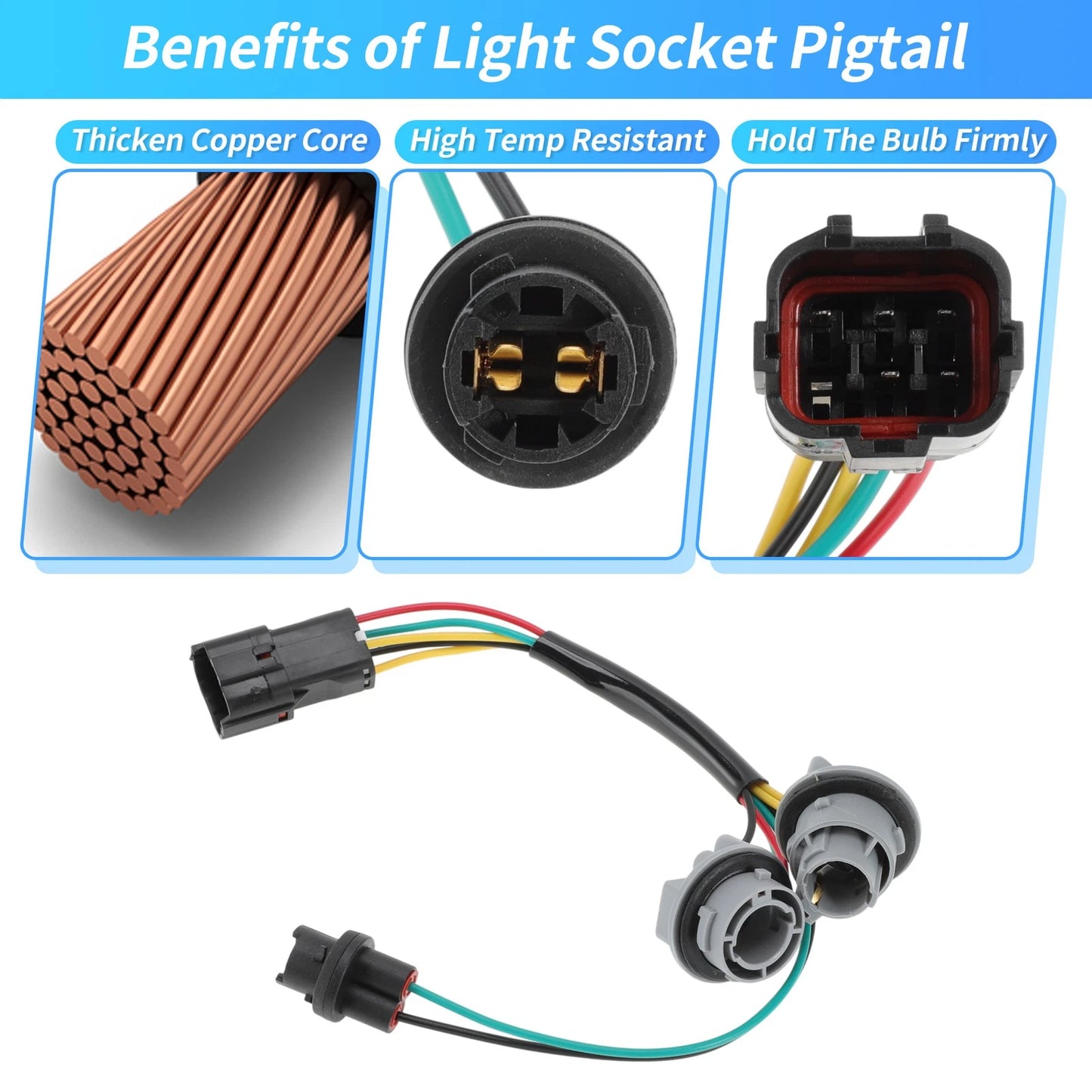 Tail Light Socket Wire Harness for Kia Sedona (2016-2018)