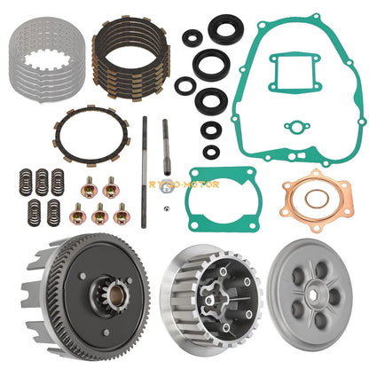 Clutch Basket Pressure Plate Center Hub Gasket Kit for Yamaha Blaster YFS200