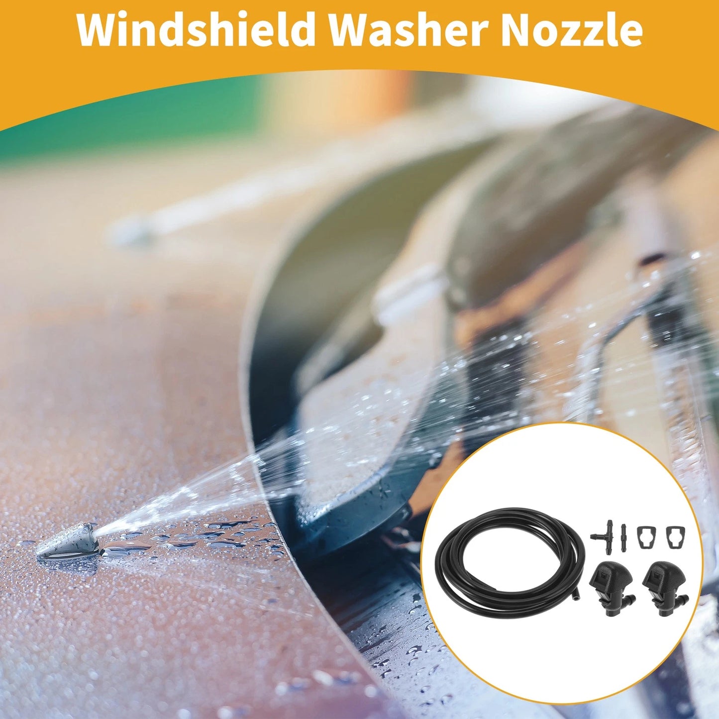 Windshield Washer Nozzle Kit for Honda Pilot (2009-2014)