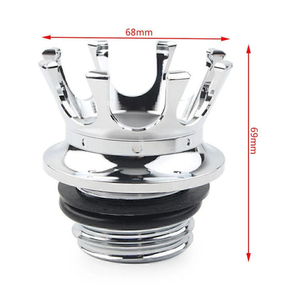Chrome Gas Cap Fuel Tank Cover for Harley Sportster