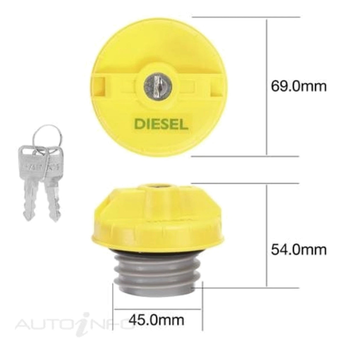 Fuel Cap for Toyota Dyna BU100 4cyl 3.4L 3B (1995–1999)