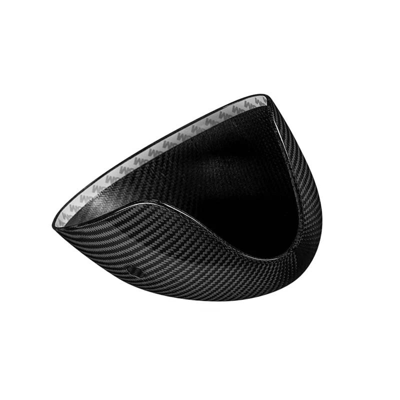 Real Carbon Fiber Rear View Mirror Cover Cap Fit For 2002-2006 Mini Cooper R53