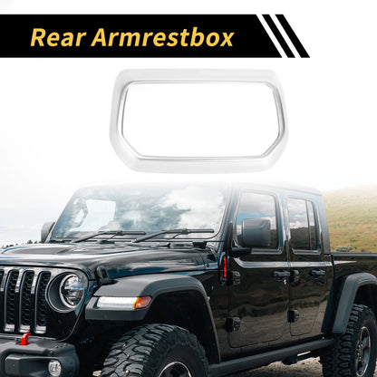 Rear Air Vent Armrest AC Outlet Panel Cover for Jeep Wrangler (2018-2023)